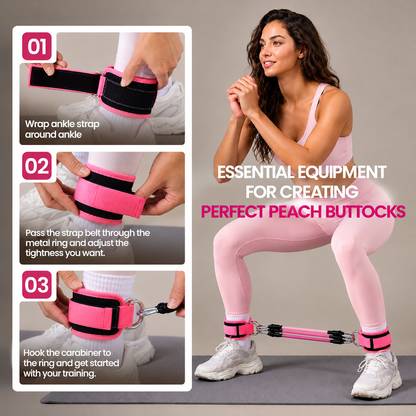 Ankle Resistance Bands Kit for Women & Men