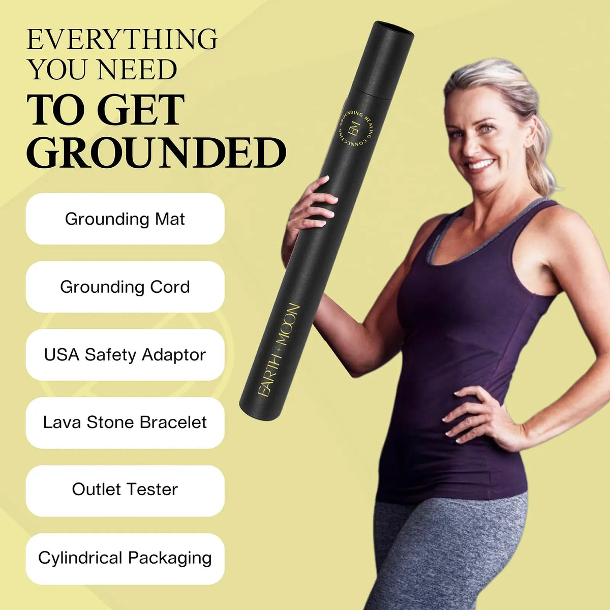 Grounding Mat for Full Body Pain Relief and Restful Sleep