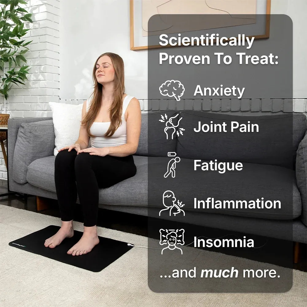 Grounding Mat for Full Body Pain Relief and Restful Sleep