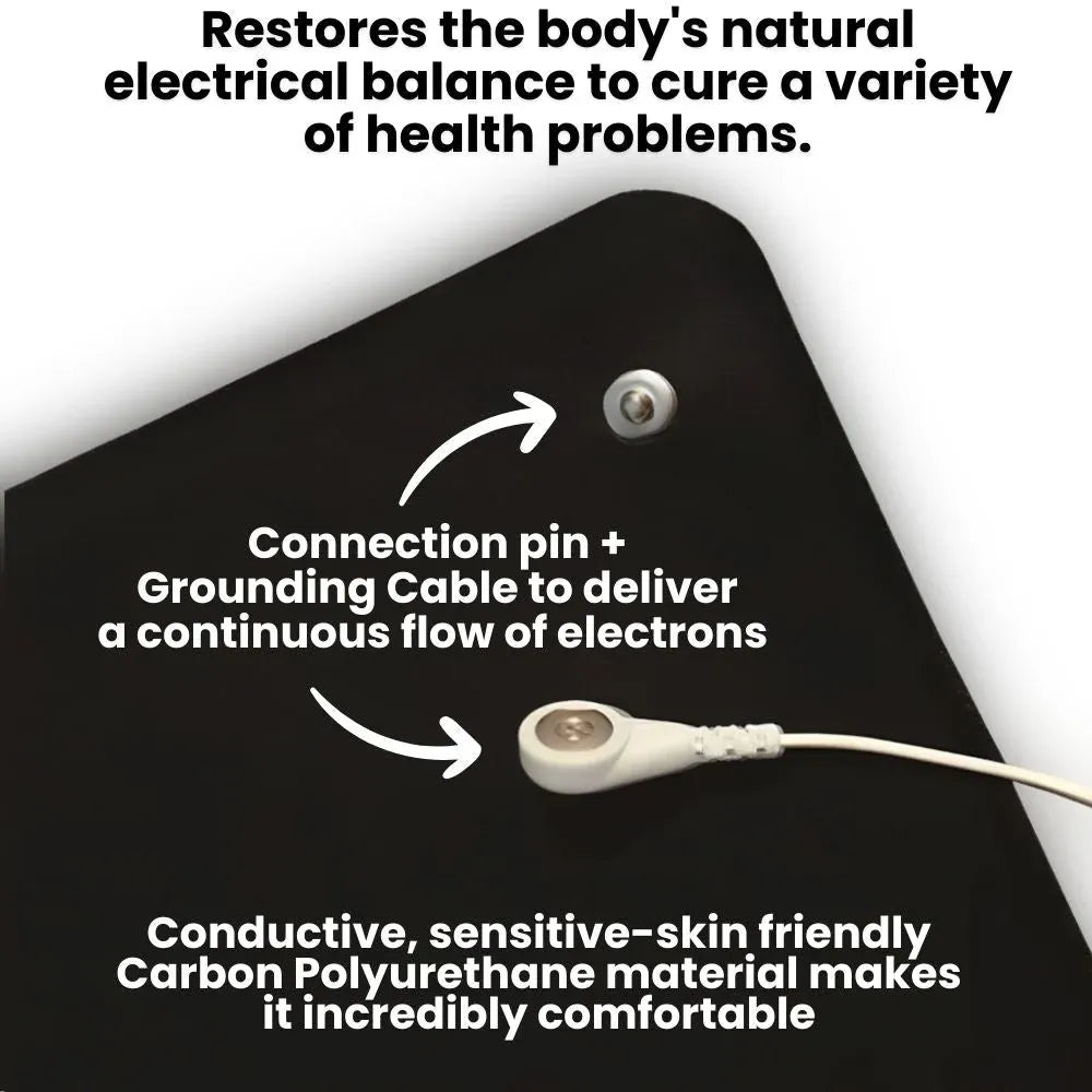Grounding Mat for Full Body Pain Relief and Restful Sleep