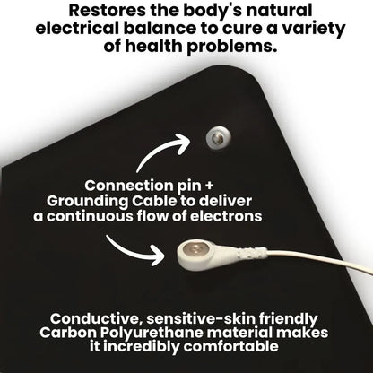 Grounding Mat for Full Body Pain Relief and Restful Sleep